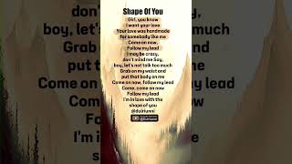 🌼Shape of You  Ed Sheeran [upl. by Heilner]