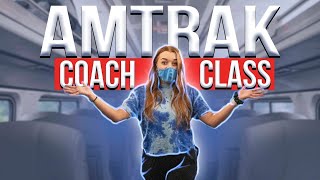 AMTRAK Coach Class Better Than You Think  Northeast Regional Train [upl. by Eytak]