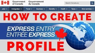 🇨🇦 Profile Creation for Express Entry step by step process [upl. by Nnylsoj]