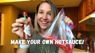 How to make HOMEMADE TABASCO SAUCE from homegrown peppers  Auxhart Gardening [upl. by Buyse636]