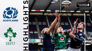 Scotland v Ireland  HIGHLIGHTS  Late Drama in Frenetic Contest  2021 Guinness Six Nations [upl. by Robet]