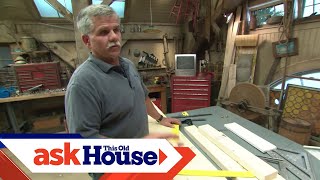 How To Use A Framing Square  Ask This Old House [upl. by Anyer]