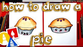 How To Draw A Pie  Happy Pi Day [upl. by Eirrem]