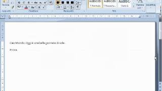 Scrivere con Word [upl. by Ymma]