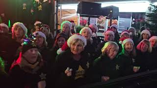 WHAT CHRISTMAS MEANS TO ME Rock Choir at Birkdale Lights Switch On 1st December 2024 [upl. by Eniluqaj]