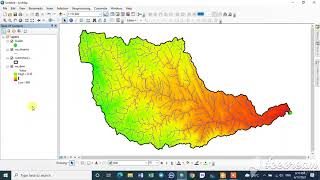 Watershed Delineation Using DEM Data Full  ArcGIS [upl. by Lirpa]