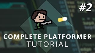 GameMaker Studio 2 Complete Platformer Tutorial Part 2 Animated Player [upl. by Kcirtapnaes]