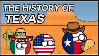 How Texas Went From Mexico To America  Texas Revolution In Country Balls ft Viddys Vids [upl. by Nakashima]