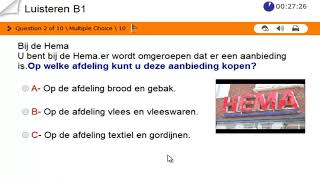 Luisteren examen B1 Oefenen [upl. by Nyrehtak]