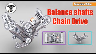 Balance shafts  Chain Drive [upl. by Grady665]