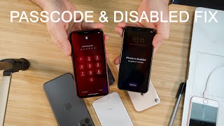 How to reset disabled or Password locked iPhone 8XXSXR11 or 12 Series [upl. by Giraldo]