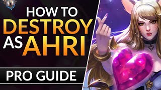 The ULTIMATE AHRI GUIDE  Best Tips and Tricks to CARRY and RANK UP  League of Legends Mid Guide [upl. by Asiul260]