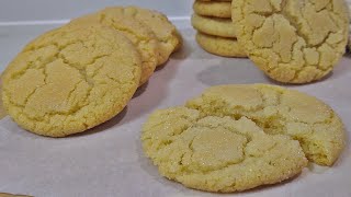 Easy Classic Sugar Cookies  No Mixer Needed [upl. by Anirav385]