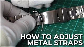 How to adjust Metal Watch Straps [upl. by Brinson771]