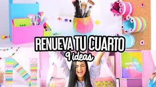 DIY DECORACIÓN DE CUARTO  ORGANIZACIÓN FÁCIL  ROOM DECOR EASY ♥  Nelita [upl. by Ayikaz120]