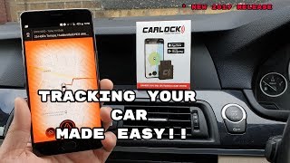 CARLOCK ANTITHEFT DEVICE GPS Tracker  Unboxing  Setup  Demo amp Review [upl. by Sorazal]