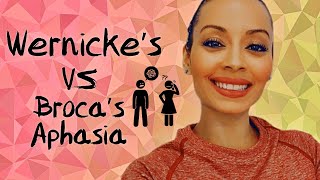 Wernickes VS Brocas Aphasia [upl. by Surovy]