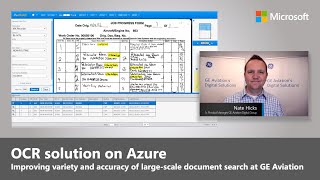 Azure Cognitive Services for OCR  GE Aviations Practical Use Case [upl. by Reld130]