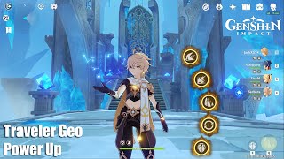 Genshin Impact  Traveler Geo Power Up Guide  Unlock Constellation vs Talents Farming [upl. by Leaffar739]