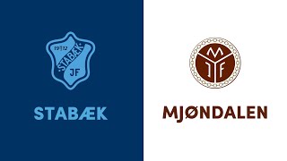 Eliteserien Stabæk  Mjøndalen [upl. by Higgins]