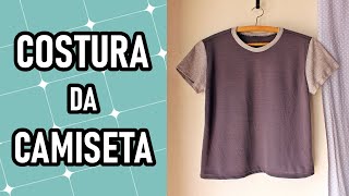 Como fazer camiseta  CORTE E COSTURA [upl. by Cadmarr]