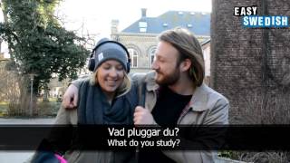 Easy Swedish 2  What do you study [upl. by Kristine]