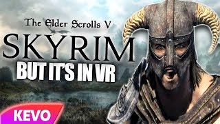 SKYRIM IN VIRTUAL REALITY  Skyrim VR Elder Scrolls V PSVR Gameplay Review [upl. by Aicekat]