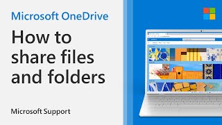 How to share OneDrive files and folders  Microsoft [upl. by Aridni]