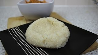 HOW TO MAKE EBA  Nigerian Food Recipes [upl. by Oraneg]