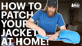 How to Patch Your Jacket at Home [upl. by Naasar667]