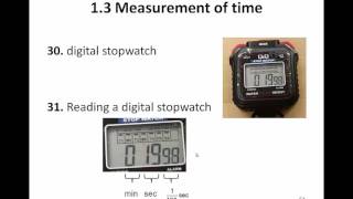 Measurement for time using a digital stopwatch [upl. by Wolram925]