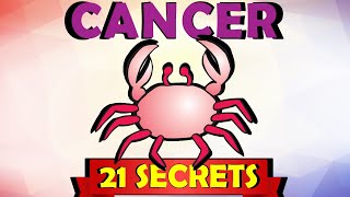 Cancer Personality Traits 21 SECRETS [upl. by Ahsaeyt]