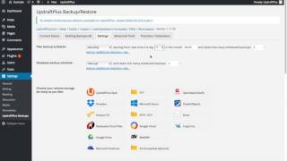 UpdraftPlus  How to Schedule backups [upl. by Ssirk]