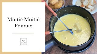 MoitiéMoitié Fondue 😋Originales Fondue Rezept aus der Schweiz [upl. by Mirella]