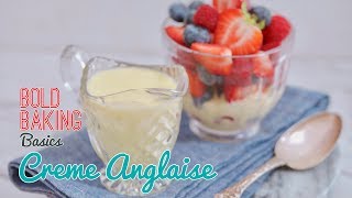 Foolproof Creme Anglaise Classic Vanilla Custard Sauce [upl. by Atirat975]