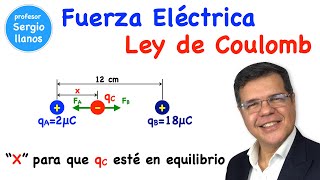 La Fuerza Eléctrica Ley de Coulomb [upl. by Kalila566]