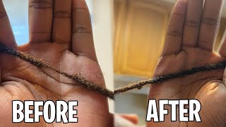 How To Fix Thin Locs Crotchet Hook [upl. by Harrington]