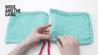 How to invisibly seam knitting [upl. by Lewis683]