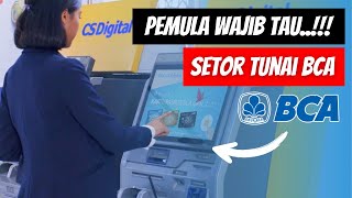 Cara Setor Tunai Atm BCA [upl. by Hort523]