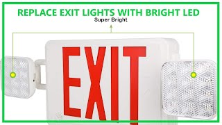 Replace Emergency Exit Signs and Lights [upl. by Schlesinger]