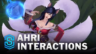 Ahri Special Interactions [upl. by Gimble]