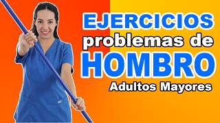 Ejercicios para problemas de HOMBRO en Adultos Mayores [upl. by Cheadle]