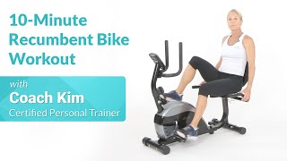 Quick 10Minute Recumbent Bike Workout [upl. by Satterlee]