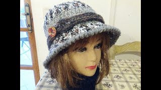 THE PERFECT CLOCHE HAT crochet tutorial any size [upl. by Barnum]