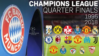 Champions League Quarter Finals  All FC Bayern matches  Highlights [upl. by Guerin550]