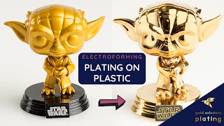 Electroforming Tutorial  Gold Plating on Plastic Electroplating [upl. by Svirad]