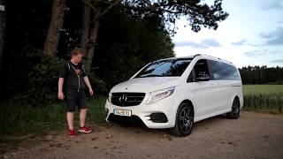 2019 MercedesBenz VKlasse V250d 4matic Avantgarde Edition  Review Fahrbericht Test [upl. by Germana]