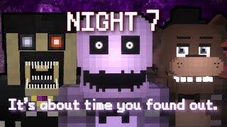 MINE Nights at Freddys FUN PARK  Night 7  FNAF Minecraft Roleplay [upl. by Katalin224]