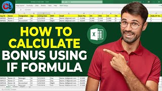 Calculate Bonus Using If Formula In Excel [upl. by Lytsyrk]