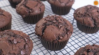 Chocolate Muffins  Mortar and Pastry [upl. by Retsam]